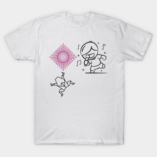 Singing Frog Origami T-Shirt